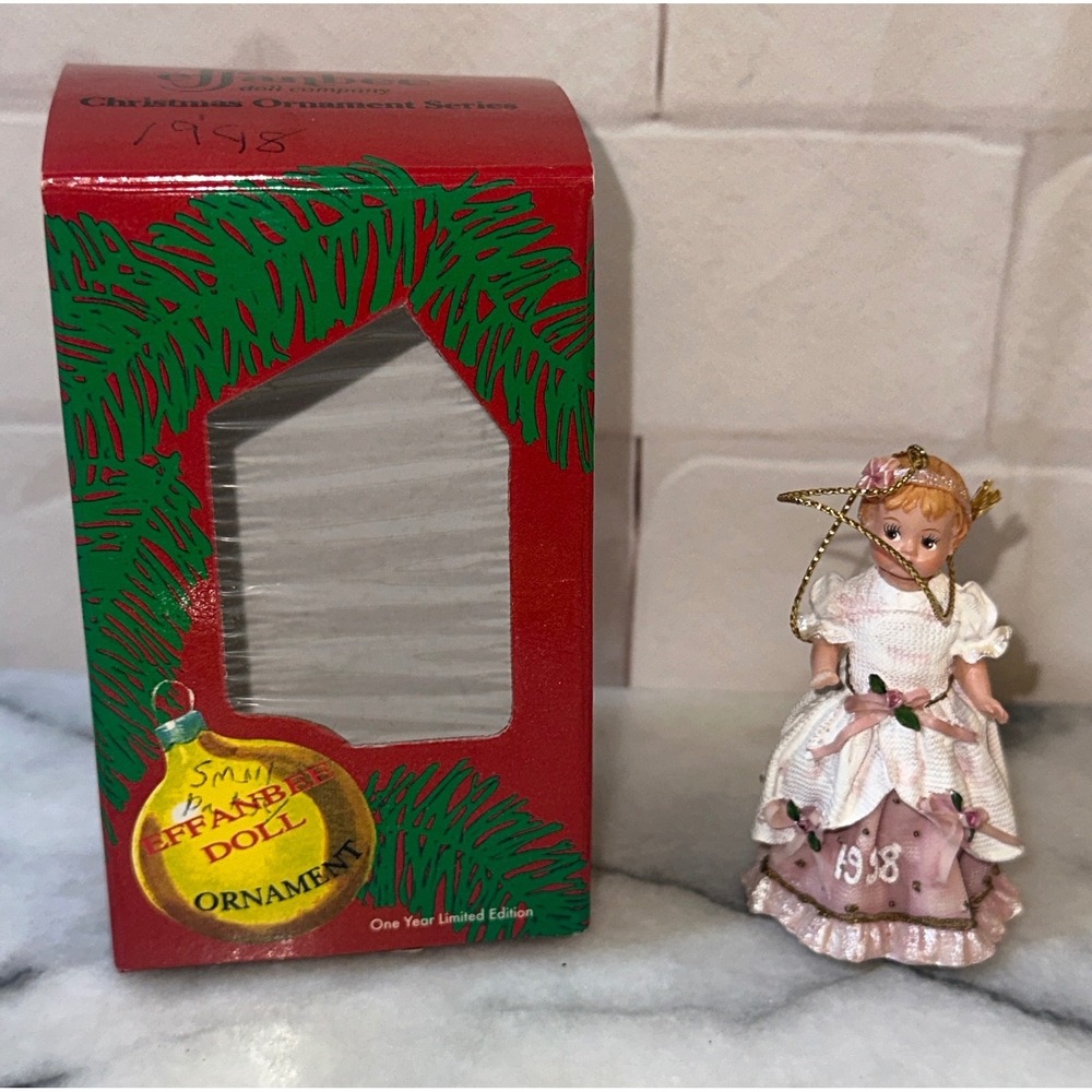 Effanbee Doll Company 1998 Christmas Ornament Series Limited Edition Girl Boxed